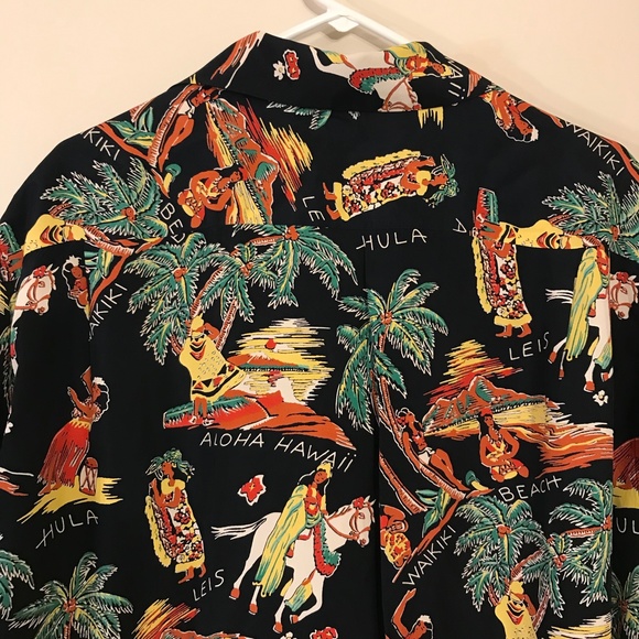 Sun Surf Rayon Short Sleeves Hawaiian Shirt XL - Picture 6 of 13